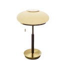 Axyaa Vintage Glass Desk Lamp for Home, Study, and Hotel Room
