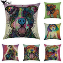 Axyaa Animal Print Pillow Cover: Stylish Sofa & Chair Linen Cushion Cover Art