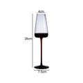 Axyaa High Feet Wine Goblet Set - Elegant Glass Drinkware for Bars & Restaurants
