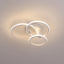 Axyaa Modern Black/White LED Ceiling Lights - Dimmable Living Room Decoration
