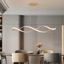 Axyaa Dimmable LED Chandelier in Gold/Chrome Finish for Dining Living Kitchen