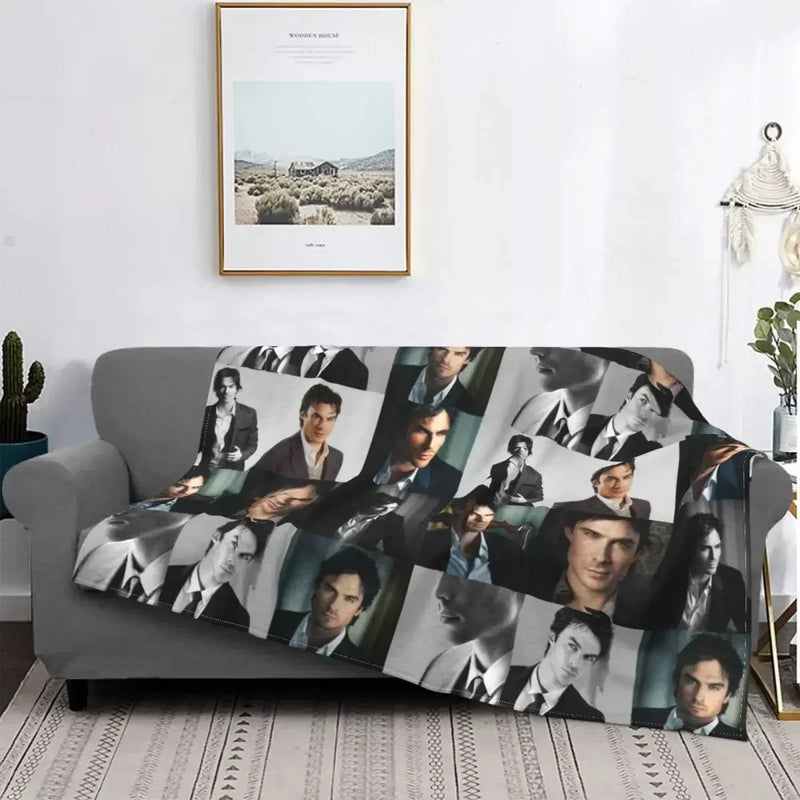 Axyaa Sagittarius Blanket Coral Fleece Plush Throw TVD Vampires Bedding
