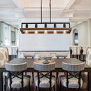 Axyaa Loft 5-Head Iron Pendant Light for Living Room and Restaurant