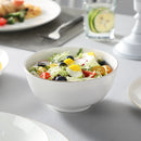Axyaa 16/32-Piece Golden Rim White Bone Tableware Set - Dinnerware for 4