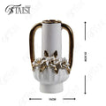 Axyaa European Retro Ceramic Vase for Home Decor and Flower Arrangement