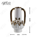 Axyaa European Retro Ceramic Vase for Home Decor and Flower Arrangement
