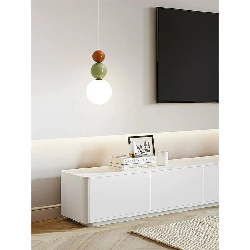 Axyaa Nordic Cream Style Bedside Pendant Light