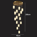 Axyaa Modern LED Pendant Chandeliers for Living Room – Indoor Staircase Hanging Light