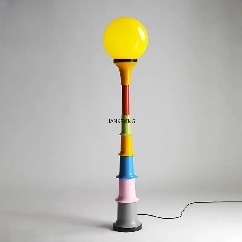 Axyaa Retro Art LED Floor Lamp for Bedroom & Children's Study