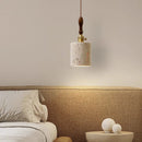 Axyaa Nordic Yellow Travertine LED Chandelier for Bedroom Living Dining Room
