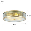 Axyaa Vintage Copper Glass Ceiling Light for Home Energy Efficient Lighting