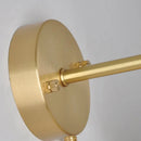 Axyaa Nordic LED Wall Light Brass Pull Chain Switch Bedside Lamp - Modern Design