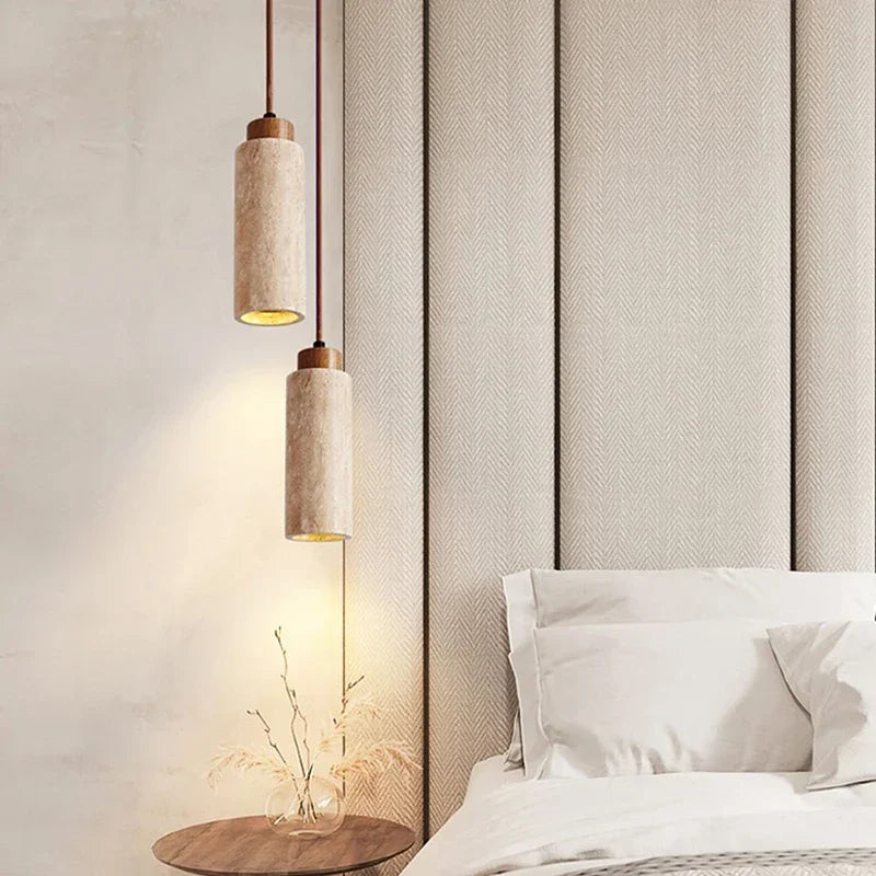 Axyaa Wabi-Sabi Marble Droplight Dining Table Pendant Nordic Bedside Lamp