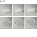 Axya Clear Glass Dinner Plate Set of 4