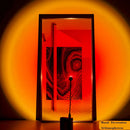 Axyaa Sunset Rainbow Lamp: LED Projector Night Light for Bedroom and Photography