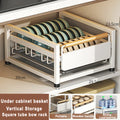 Axyaa Under Sink Storage Rack Cabinet Organizer Sliding Drawer Basket Shelf Holder