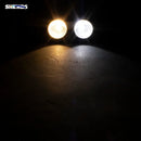 Axyaa LED 2 Eyes 200W DMX Blinder Stage Lamp Cool+Warm White COB Concert Light