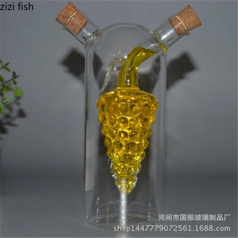 Axya Double Glass Seasoning Bottle Set