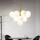 Axyaa Glass Ball Pendant Lamp: Modern Luxury for Home Decor and Restaurant Lighting