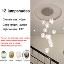 Axyaa Luxury Crystal Chandelier for Living Room and Bedroom Lighting