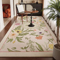 Axyaa Luxury Floral Living Room Carpet: Elegant Printed Area Rug for Bedroom & Living Space