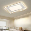 Axyaa Cream LED Ceiling Lights: Modern Minimalist Acrylic Cover Interior Lighting