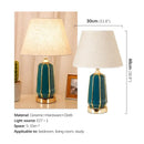 Axyaa Luxe Ceramic Table Lamp for Elegant Living Spaces
