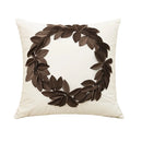 Axyaa Christmas Festival Flower Round Pillowcase for Cozy Home Decor