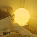 Axyaa Lunar Ball Table Lamp: Simple Modern Bedside Decor Light