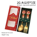 Axyaa Christmas Santa Cutlery Set - Festive Home Decor Gift