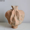 Axyaa Retro Ceramic Vase for Stylish Table Decor and Floral Arrangements