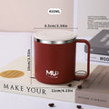 Axyaa Double Wall Insulated Stainless Steel Coffee Mug - Leak-proof Drinkware