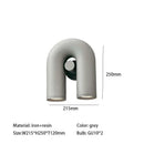 Axyaa LED U-shaped Pendant Chandelier: Modern Nordic Ceiling Hanging Lamp