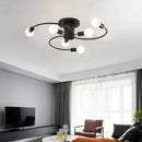 Axyaa Black/White/Gold Metal Pendant - Minimalist Nordic Style