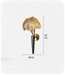 Axyaa Modern Nordic Fan Wall Light for Bedroom Bedhead and Living Room