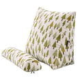 Axyaa Cotton Linen Printed Triangular Cushion Cylindrical Throw Pillow