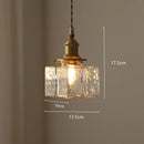 Axyaa Glass LED Mirror Light Copper Wall Sconce Modern Nordic Home Indoor Lighting