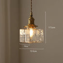 Axyaa Glass LED Mirror Light Copper Modern Wall Sconce for Indoor Lighting