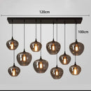 Axyaa Modern LED Pendant Chandelier for Living and Dining Rooms