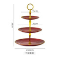 Axyaa Three Layer Cake Display Stand Fruit Plate Tray Wedding Birthday Party