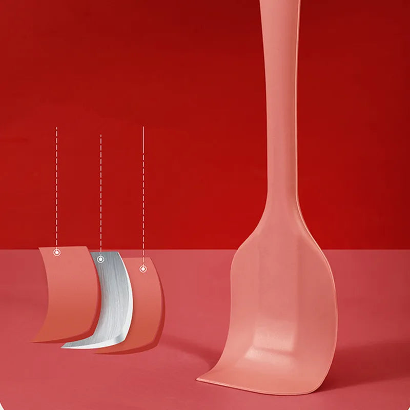 Axyaa Silicone Cream Scraper & Spatula Cutter - Kitchen Baking Pastry Tool