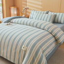 Axyaa Plaid Striped 100% Cotton Comforter Blanket for Warmth & Comfort