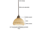 Axyaa Ceramic Copper Socket LED Pendant Light: Modern Nordic Decor ideal for Living/Dining areas