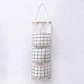 Axyaa Hanging Storage Organizer - 3 Pockets Waterproof Wall Mounted Closet Sundries Bag