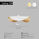 Axyaa French Hat Design LED Chandelier for Living Room and Restaurant Decoration