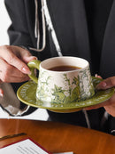 Axya Ceramic Mugs: Hand-painted Coffee Cups & Kitchen Plates for Unique Home Decor