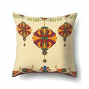 Axyaa Nordic Floral Print Cushion Cover - 45x45CM