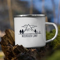 Axyaa Mountain Enamel Mug: Creative Camping Coffee Tea Cup for Hiking Gift