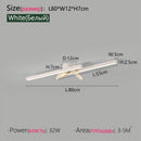 Axyaa Double Line LED Ceiling Light: Modern Aluminum Design for Indoor Lighting Fixtures