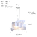 Axyaa Minimalist Style LED Chandelier for Designer Home Decor & Art in Nordic Living Room